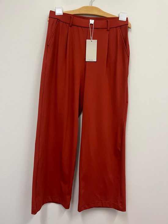 HALARA Pants - NWT HALARA  Rust Wide-Leg Dress Pants/Trousers size M petite
